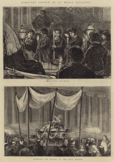 Rzym, kościół św. Marii Maggiore autorstwa Francis S. Walker